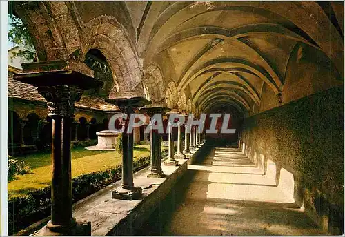 Cartes postales moderne Aosta Cloitre et Eglise Collegiale de St Ours