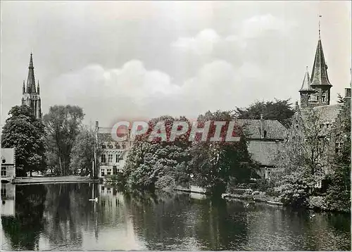 Moderne Karte Bruges Lac d'Amour