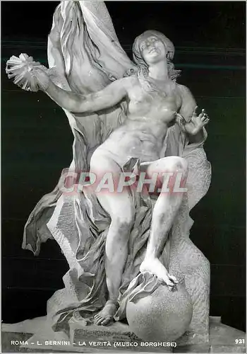 Cartes postales moderne Roma la Bernini la Verita (Museo Borghese)