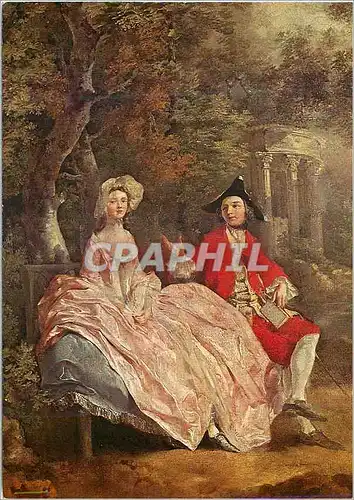 Cartes postales moderne Paris Musee du Louvre Thomas Gainsborough (1727 1788) Conversation dans un Parc