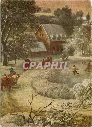 Cartes postales moderne Musees Royaux des Beaux Arts de Belgique Bruxelles Jacques d'Arthois 1613 1686 Paysage d'Hiver