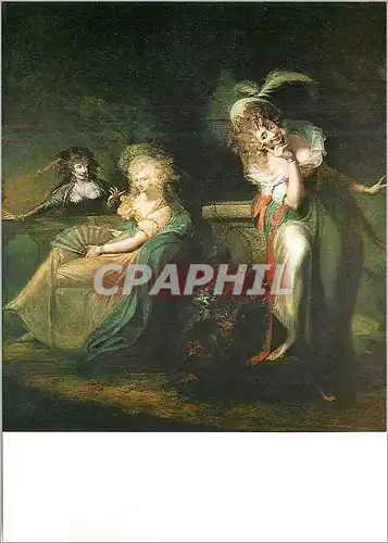 Cartes postales moderne Zurich Kunstmuseum Luzen Depositum der Johann Heinrich Fussli (1741 1825) Beatrice Belauscht Her