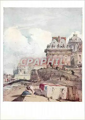 Cartes postales moderne British Museum The Quais and Institut Paris R P Bonington (1802 1828)