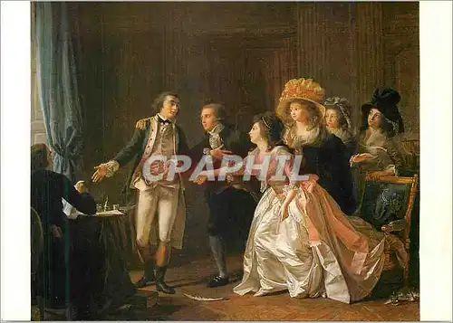 Moderne Karte Musee Cornavalet Paris Michel Garnier (1753 1819) Le Contrat de Mariage Interrompu