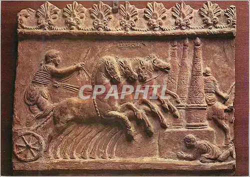 Cartes postales moderne Paris Musee du Louvre Scene de Cirque Course de Quadrige