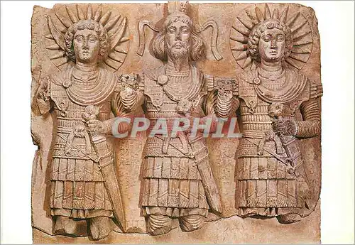 Cartes postales moderne Paris Musee du Louvre Relief Mythologique Maitre de Cieux entre les Dieux de la Lune et du Solei