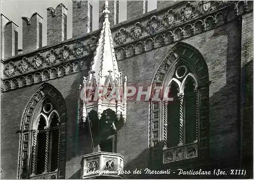 Cartes postales moderne Bologna Le Forum des Marchands (XIII Siecle) Detail