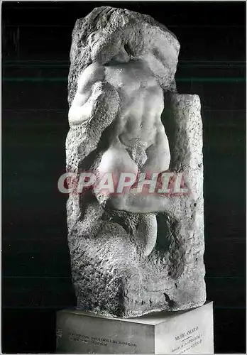 Cartes postales moderne Firenze Galleria Accademia Un Prisonnier (Esquise de Michelangelo)