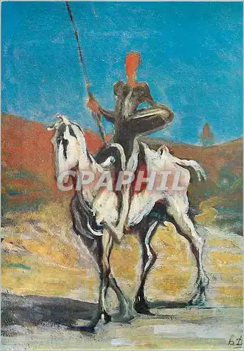 Cartes postales moderne Alte Pinacothek Munich (Ecole Francaise) Henri Daumier Don Quichotte 1808 1879