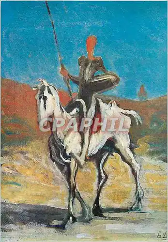 Moderne Karte Alte Pinacothek Munich (Ecole Francaise) Henri Daumier Don Quichotte 1808 1879