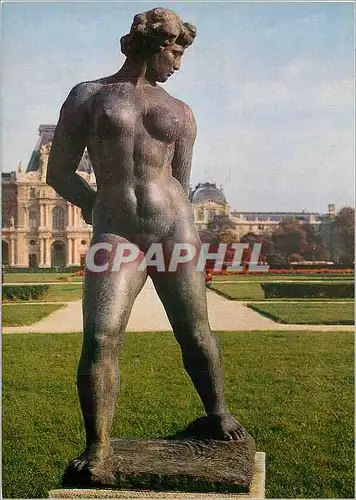 Cartes postales moderne Paris Jardin des Tuileries Aristide Maillol (1861 1944) L'Action Enchainee