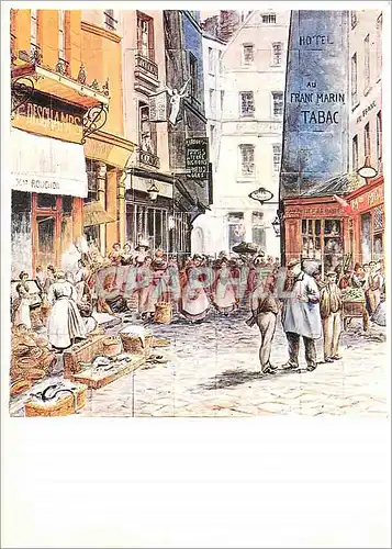 Cartes postales moderne Paris Grand Palais Exposition Hier pour Demain Panneau Interieur de Cafe A la Maree