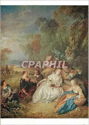 Cartes postales moderne Jean Baptiste Joseph Pater (1695 1736) Le Concert