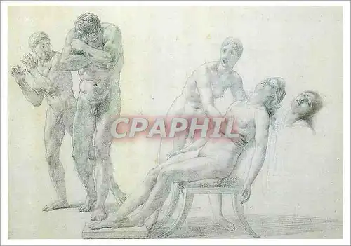 Cartes postales moderne Louvre Departement des Arts Graphiques Girodet 1767 1824 La Mort de Phedre
