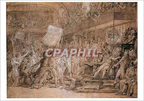 Cartes postales moderne Louvre Departement des Arts Graphiques Gerard 1770 1837