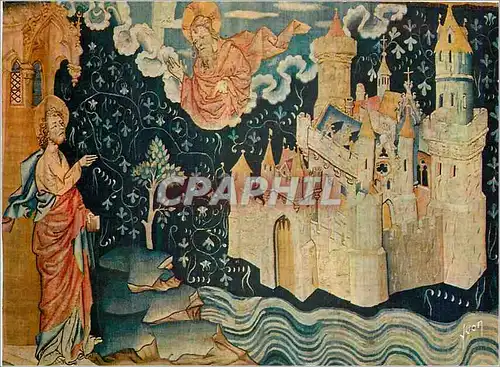 Moderne Karte Chateau d'Angers (M et L) Couleurs et Lumiere de France Tapisserie de l'Apocalypse