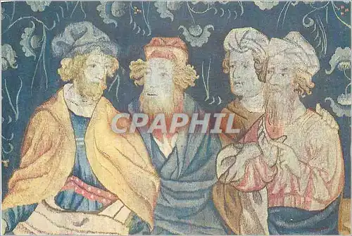 Cartes postales moderne Tapisserie de l'Apocalypse d'Angers Discussion sur la Resurrrection detail