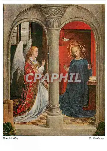 Cartes postales moderne Hans Memling Verkundigung (Munchen Pinakothek)