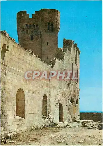 Cartes postales moderne Abbaye de Montmajour la Refectoire le Dortoir (XIIe s XIIIe s) le Donjon (XIVe s)