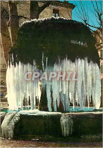 Cartes postales moderne Salon de Provence la Fontaine Moussue et ses Stalactites de Glace