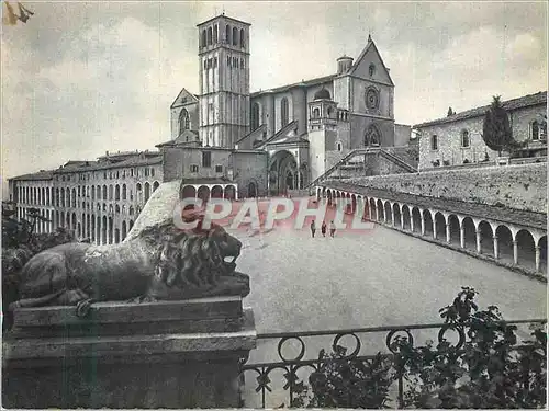Moderne Karte Assisi Basilica di S Francesco