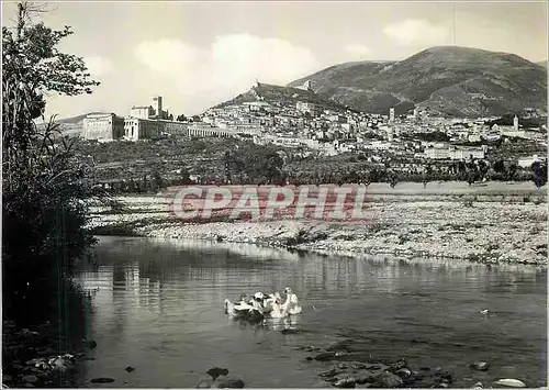Cartes postales moderne Assisi Panorama Vue du Teschio