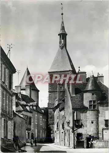 Moderne Karte Avallon (Yonne) Tour de l'Horloge et Maison du XVe Siecle