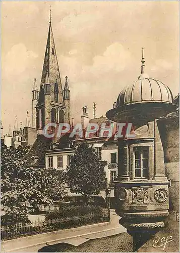 Moderne Karte Dijon la Place des Ducs et l'Eglise Notre Dame