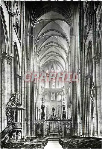 Cartes postales moderne Amiens (Somme) la Cathedrale la Nef