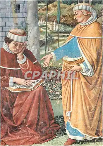 Cartes postales moderne Gimignano St Augustin Lit les Epitres de St Paul
