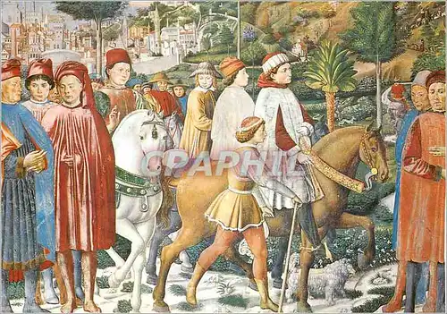 Cartes postales moderne Gimignano St Augustin part de Rome pour Milan