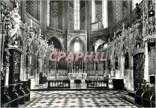 Cartes postales moderne Albi (Tarn) Basilique Ste Cecile Interieur du Choeur