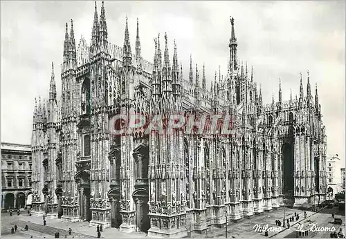 Moderne Karte Milano Il Duomo