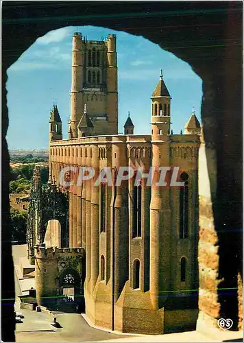 Cartes postales moderne Albi (Tarn) Ville d'Art Centre Tourisme La Basilique Sainte Cecile (XIIIe s)