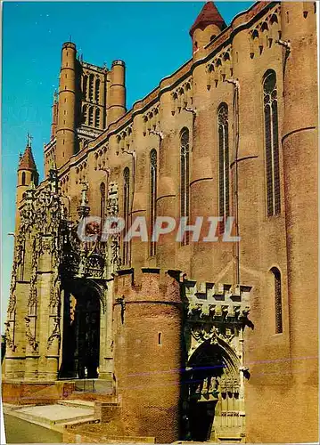 Cartes postales moderne Albi (Tarn) Ville d'Art Centre Tourisme La Basilique Ste Cecile (XIIIe s)