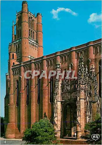 Cartes postales moderne Albi (Tarn) Ville d'Art Centre Tourisme La Basilique Ste Cecile (XIIIe s)