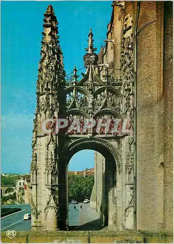 Cartes postales moderne Albi (Tarn) Ville d'Art Centre Tourisme La Basilique Ste Cecile (XIIIe s) Veritable Dentelle de