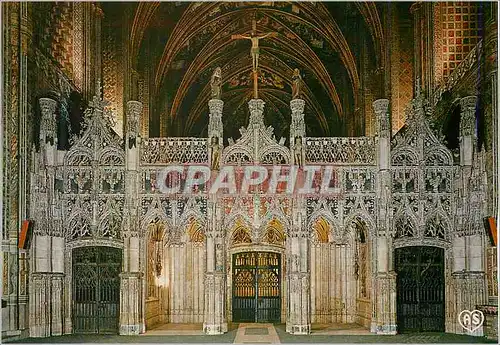 Cartes postales moderne Albi (Tarn) Ville d'Art Centre Tourisme La Basilique Ste Cecile (XIIIe s) Le Jube