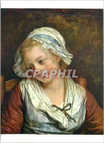 Cartes postales moderne Chantilly Musee Conde Jeune Fille Greuze