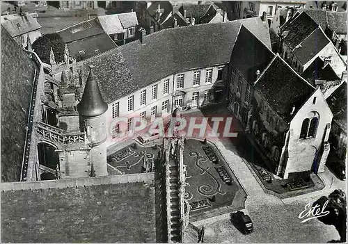 Cartes postales moderne Senlis Le Palais de Justice et ses Jardins vus de la Tour de la Cathedrale