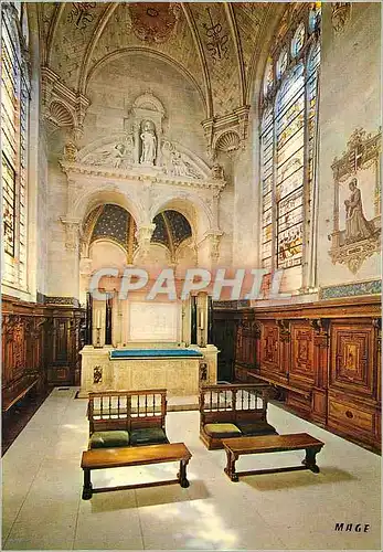 Cartes postales moderne Chateau de Chantilly (Oise) La Chapellle Autel det Boiseries du Chateau d'Ecouen
