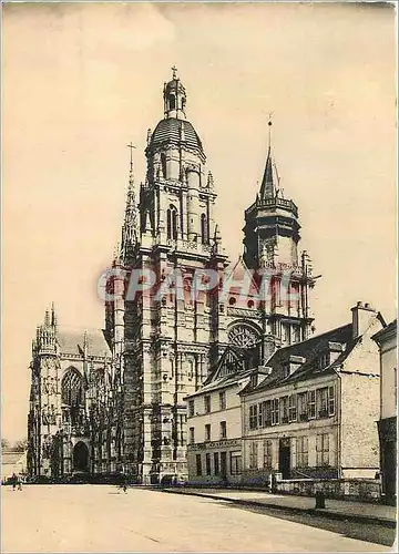 Moderne Karte Evreux (Eure) la Cathedrale