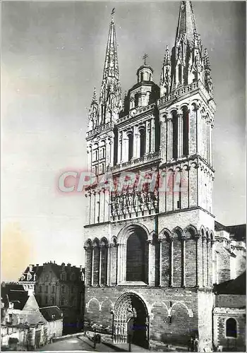 Moderne Karte Angers (M et L) la Cathedrale Saint Maurice