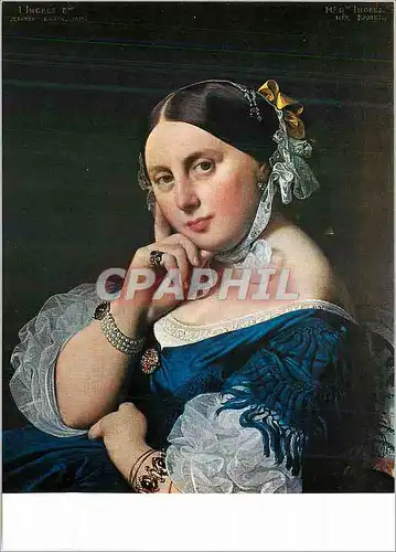 Cartes postales moderne Jean Auguste Dominique Ingres (1780 1867) Portrait de Mme Ingres