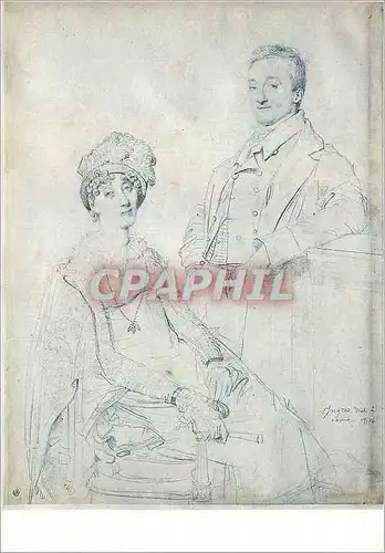 Cartes postales moderne Musee du Louvre Pavillon de Flore du Musee Bonnat a Bayonne Jean Auguste Dominique Ingres (1780