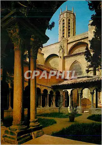 Moderne Karte Aix en Provence la Cite du Roy Rene le Clocher de la Cathedrale St Sauveur