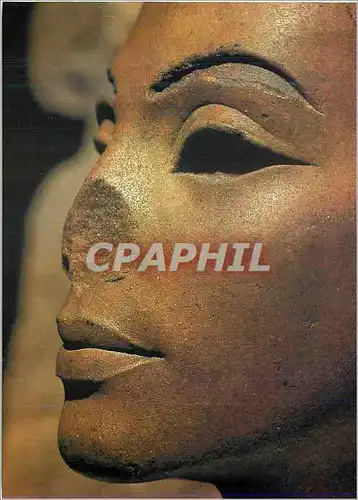 Moderne Karte Kpf der Nofretete Quarzit Museum Kairo Egypt Egypte