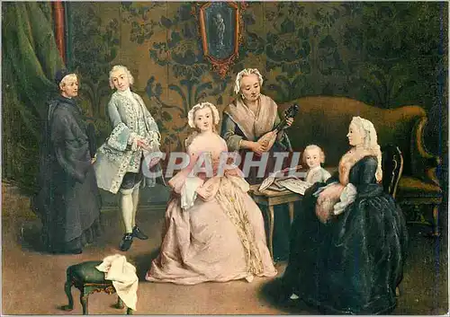 Cartes postales moderne Milano Pinacoteca di Breda Un Concert en Famille