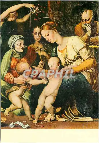 Cartes postales moderne Raffaellino del Colle (1490 1566) Sacre Famille