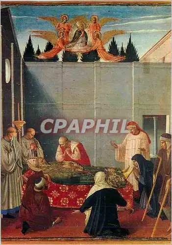 Cartes postales moderne Perugia Galleria Nazionale dell'Umbria Beato Angelico Tableau d'Autel des des Dominicains La Mor